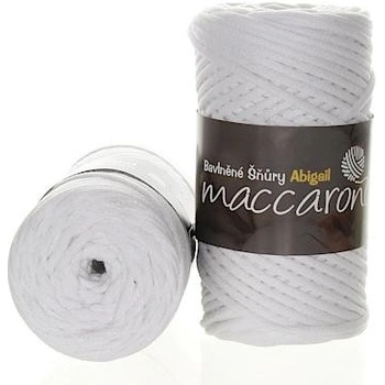 Maccaroni Bavlněné šňůry 3 mm bílá 401