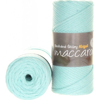 Maccaroni Bavlněné šňůry 3 mm mentolová 48_405