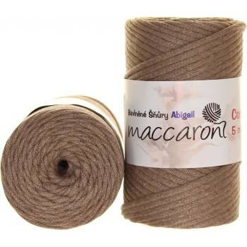 Maccaroni Bavlněné šňůry 5 mm béžově hnědá 303