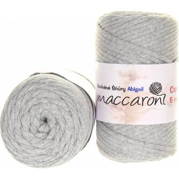 Maccaroni Bavlněné šňůry 5 mm světle šedá 701