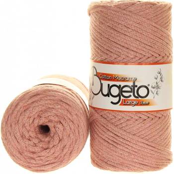 Maccaroni Cotton Macrame Large 3mm 402 starorůžová