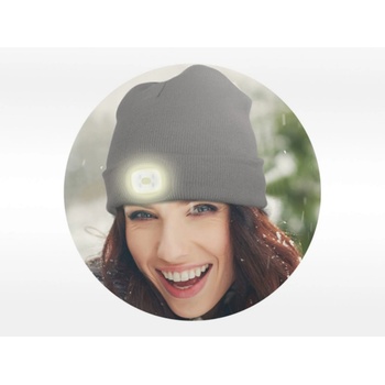 Magg čepice s čelovkou 45lm nabíjecí USB