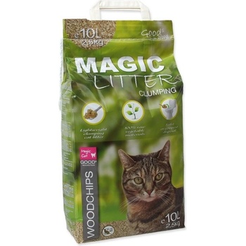 Magic Cat Magic Litter Woodchips 10 l 2,5 kg