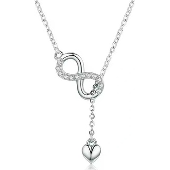 Majya Stříbrný řetízek s přívěskem AIMY 10920