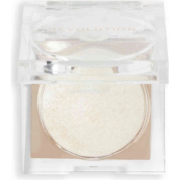 Makeup Revolution Beam Bright kompaktní pudrový rozjasňovač Diamond Glow 2,45 g