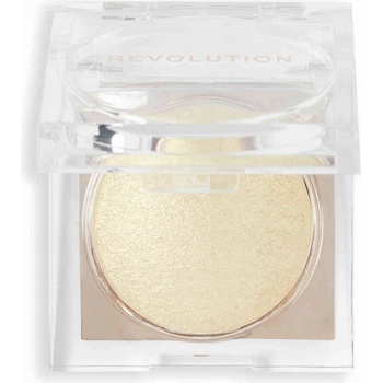 Makeup Revolution Beam Bright kompaktní pudrový rozjasňovač Golden Gal 2,45 g
