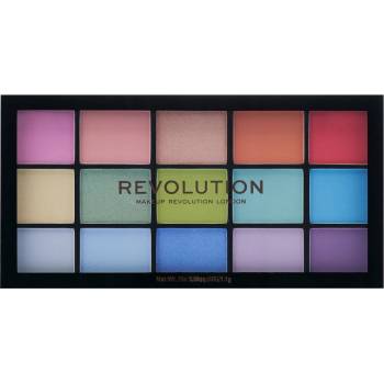 Makeup Revolution Reloaded paleta očních stínů Sugar Pie 15 x 1,1 g