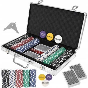 Malatec 23528 Poker set 300 žetonů HQ