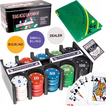 Malatec 23539 Texas Hold’em Poker set