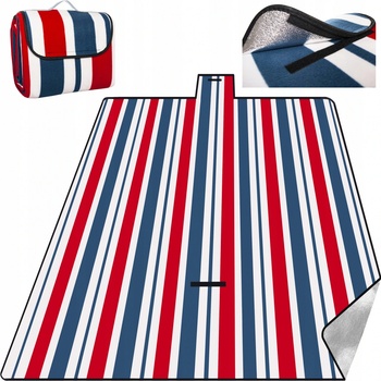 Malatec Pikniková deka 220 x 200 cm ALU proužek