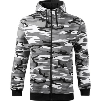 Malfini Camo zipper C1932 camouflage gray