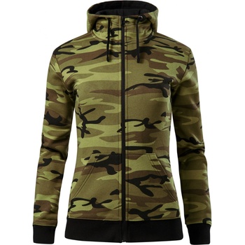Malfini Camo Zipper C20 camouflage green