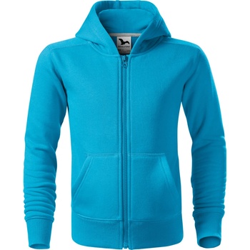 Malfini Trendy Zipper mikina tyrkysová