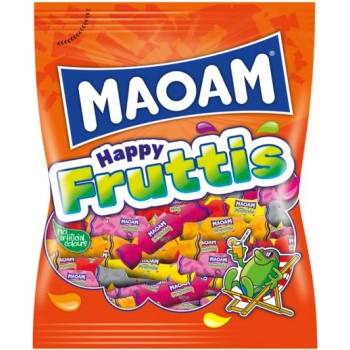 Maoam Happy Fruttis karamely s příchutěmi ovocnou a kolovou 175 g