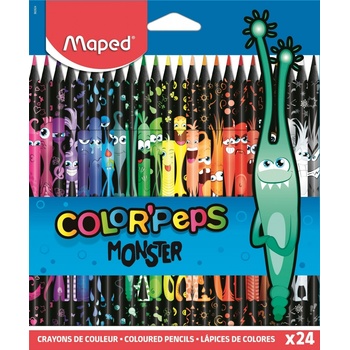 Maped 9862 Color'Peps Monster pastelky 24 ks