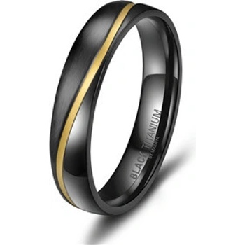 Marrya Snubní prsten BLACK TITANIUM BT 01P