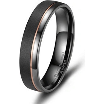 Marrya Snubní prsten BLACK TITANIUM BT 04P