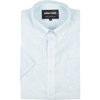 Martinů volnočasová lněná košile s krátkým rukávem