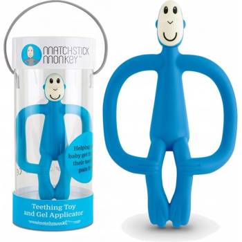 Matchstick Monkey Teething Toy blue
