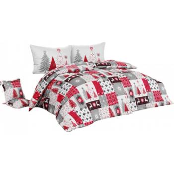 Matějovský povlečení Christmas Joy Flanel 140x200 70x90