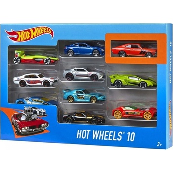 Mattel Hot Weels Autíčka 10 kusů 54886