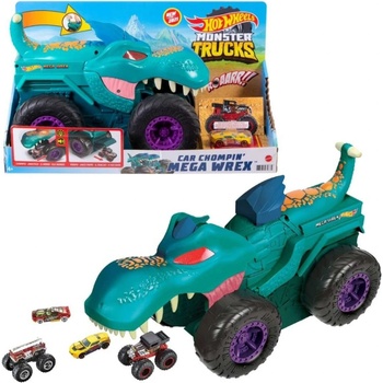 Mattel Hot Weels Monster Trucks Nebezpečný W-Rex