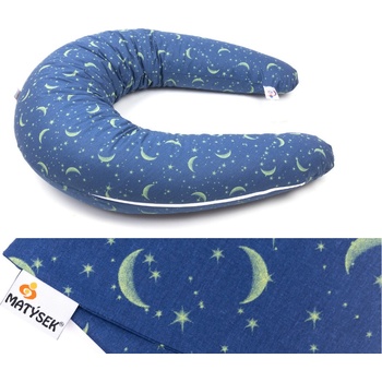 Matýsek Kojící polštář Maxi NOČNÍ OBLOHA 100% bavlna