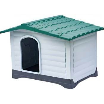 Max 424S plastová bouda pro psa zelená 69 x 91,5 x 66 cm