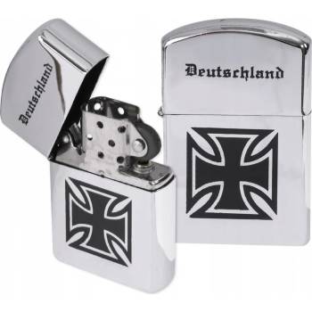 Max Fuchs benzínový logo kříž Chrom