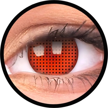 MaxVue Crazy čočky Red Screen roční 2 čočky