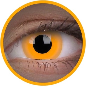 MaxVue Vision Crazy čočky UV Glow Orange svítící roční 2 ks