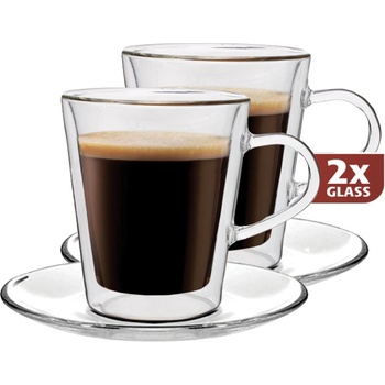 Maxxo Lungo 2dílná sada termo skleniček 220 ml