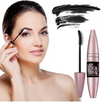 Maybelline Lash Sensational řasenka Very Black 9,5 ml