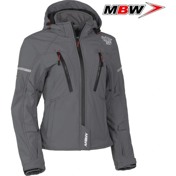 MBW HANA SOFTSHELL LADY šedá