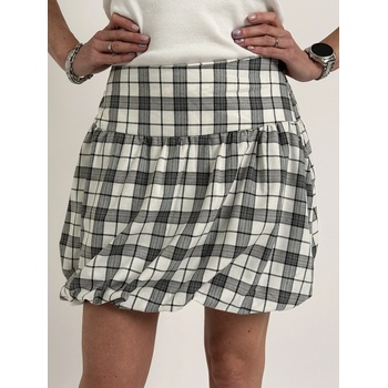 MCR kostkovaná sukně CITY černá