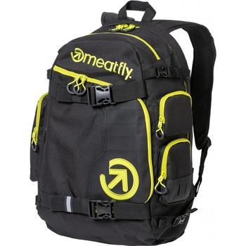 Meatfly Wanderer Safety Green Černá 28 l