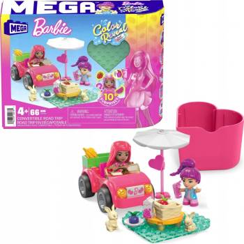 MEGA BLOKS Mega Construx Barbie Color Reveal Výlet na piknik v kabrioletu