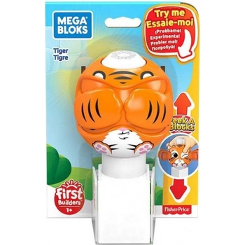 Mega Bloks Peek a Blocks zvířátko tiger