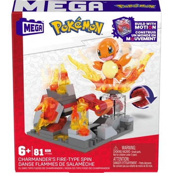 Mega Construx Pokémon Charmanderův ohnivý útok