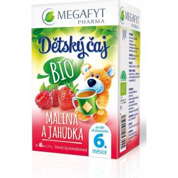Megafyt Dětský čaj Malina a jahůdka BIO 20 x 1.75g