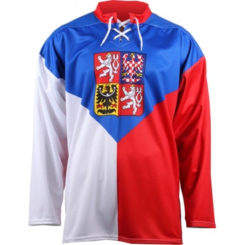 Merco hokejový dres ČR, OH Soči 2014 replika bílá-červená