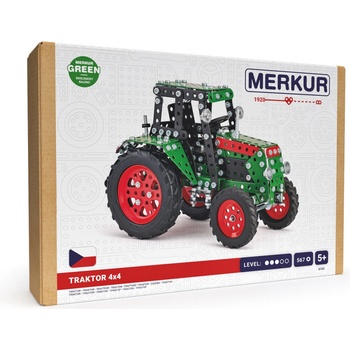 Merkur Traktor 4x4 zelený