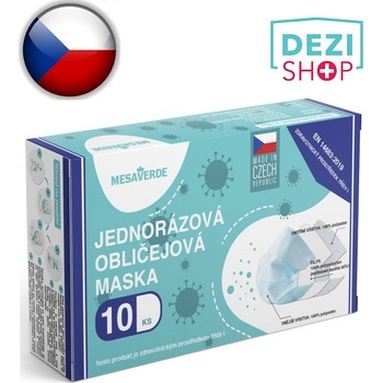 Mesaverde 3vrstvá ochranná obličejová rouška 10 ks