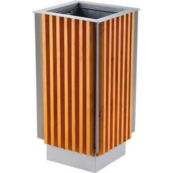 MEVA-TEC Venkovní odpadkový koš dřevěný 65 l.
