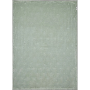 Meyco Deka do kočárku kolébky samet Knots Stone Green