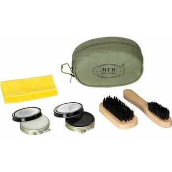 MFH set krémov na boty 2 kartáče a 2 krémy
