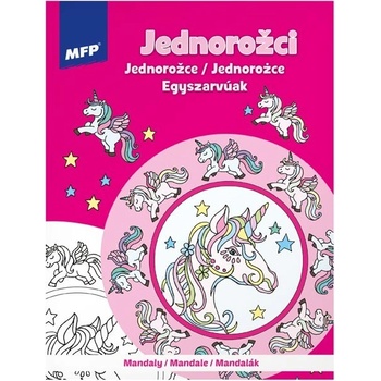 MFP 5301145 Omalovánky antistresové Mandaly Jednorožci 210x276mm