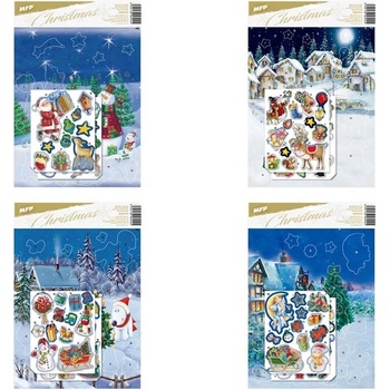 MFP 8886002 Adventní kalendář samolepky 245x360mm