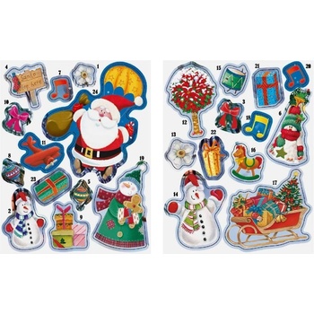 MFP MFP 8886002 samolepkový adventní kalendář Motiv: Číslo 2