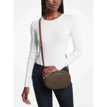 Michael Kors dámská kabelka crossbody Jet Set Travel Medium Dome hnědá